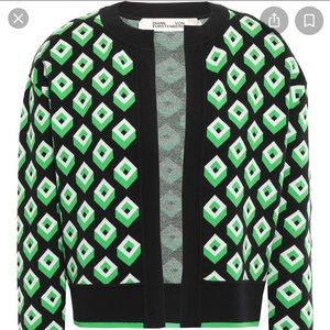 DVF Cube jacquard Cardigan Size S